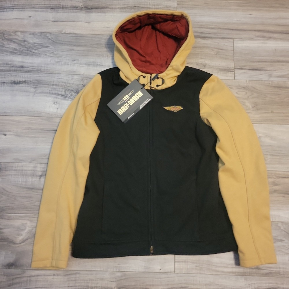 Harley-Davidson 120th Anniversary Deflector Textile Hooded Women's Jacket Sz M